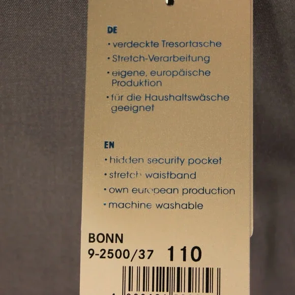 Meyer NWT Dress Pants Size 110 Tall (40 US) Bonn In Brown Wool Blend